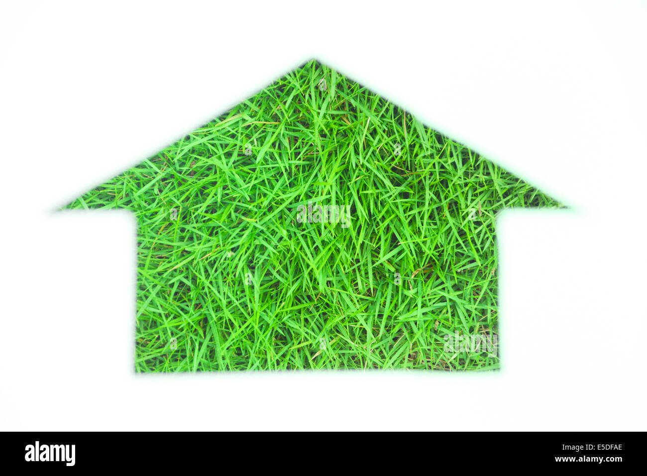 Öko-Haus - Konzept Stockfoto