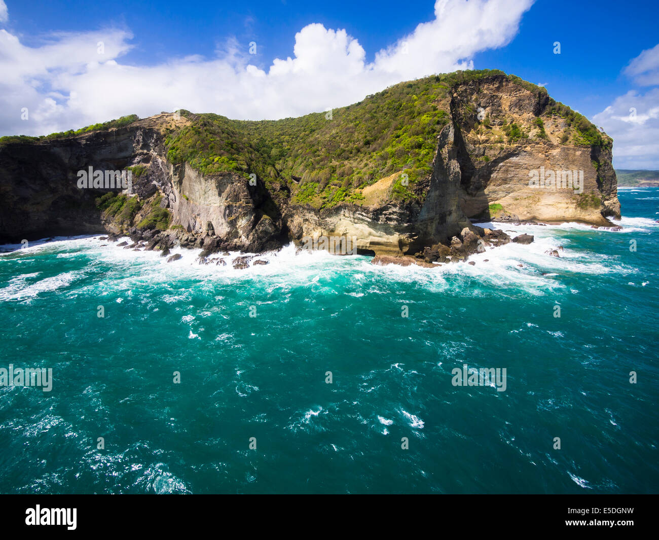 Karibik, Antillen, kleine Antillen, Saint Lucia, Dauphin, Ostküste, Grand Anse Bay Stockfoto