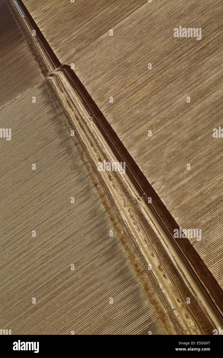 Ein Blick auf einen Teil der Felder von den Ord River Bewässerung Bereich, Kununurra, Western Australia. Stockfoto