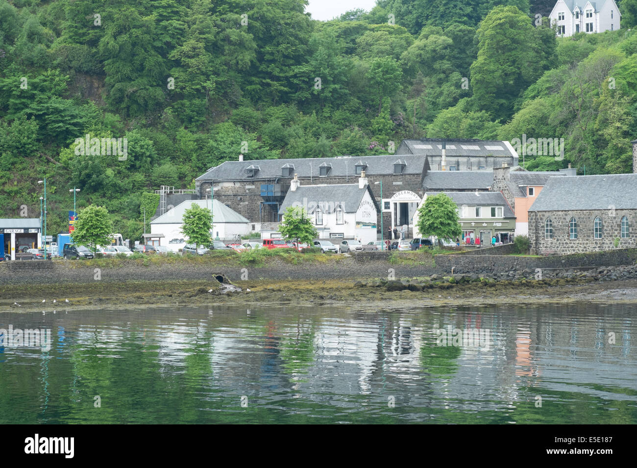 Whisky-Destillerie Tobermory, Tobermory, Isle of Mull, schottischen Inseln Stockfoto
