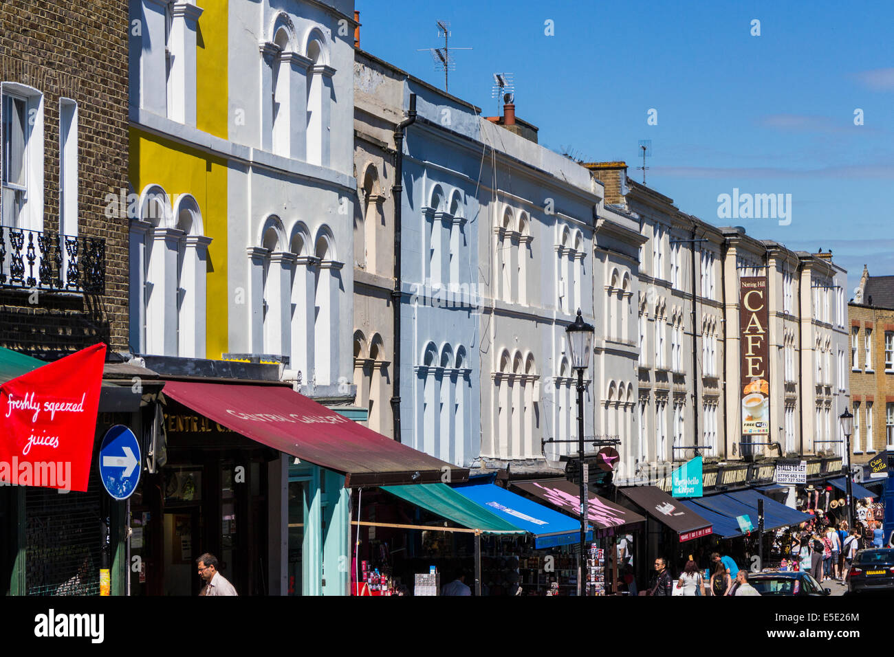 Der Portobello Road Market - London Stockfoto