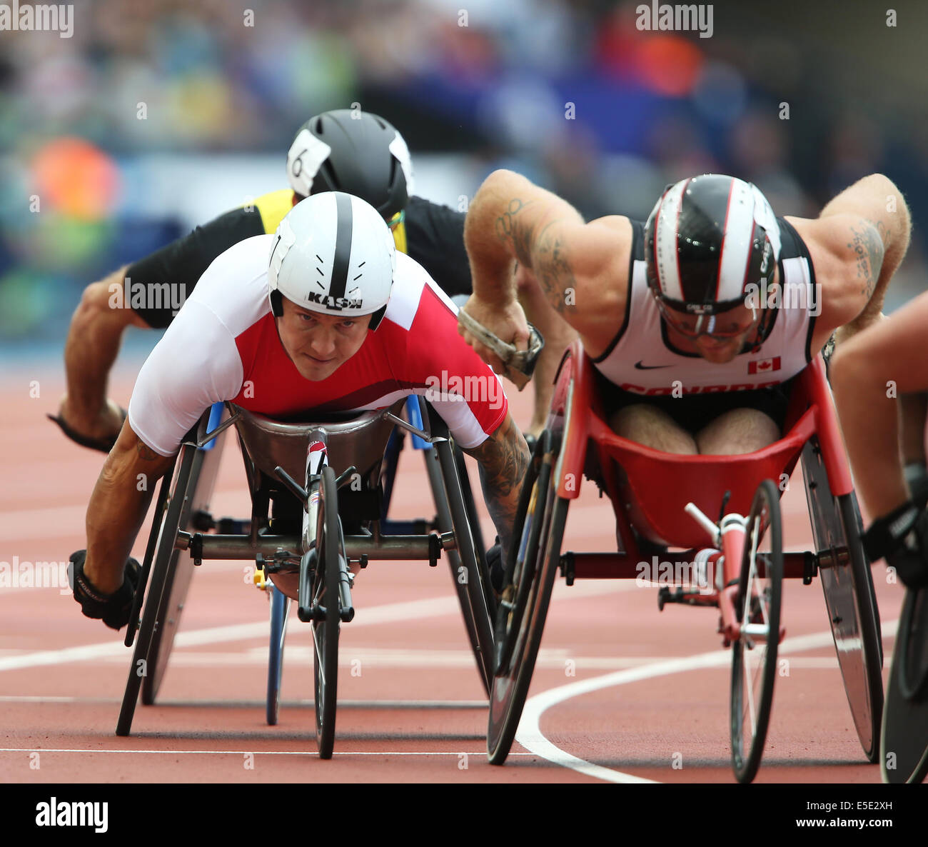 DAVID WEIR ENGLAND HAMPDEN PARK GLASGOW Schottland 29. Juli 2014 Stockfoto