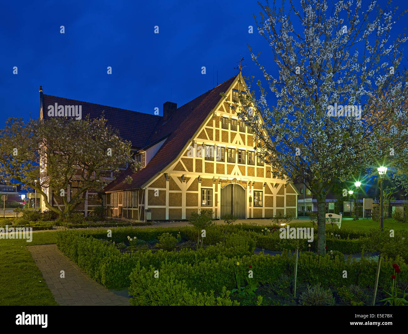 Rathaus in Jork, Deutschland Stockfotografie Alamy
