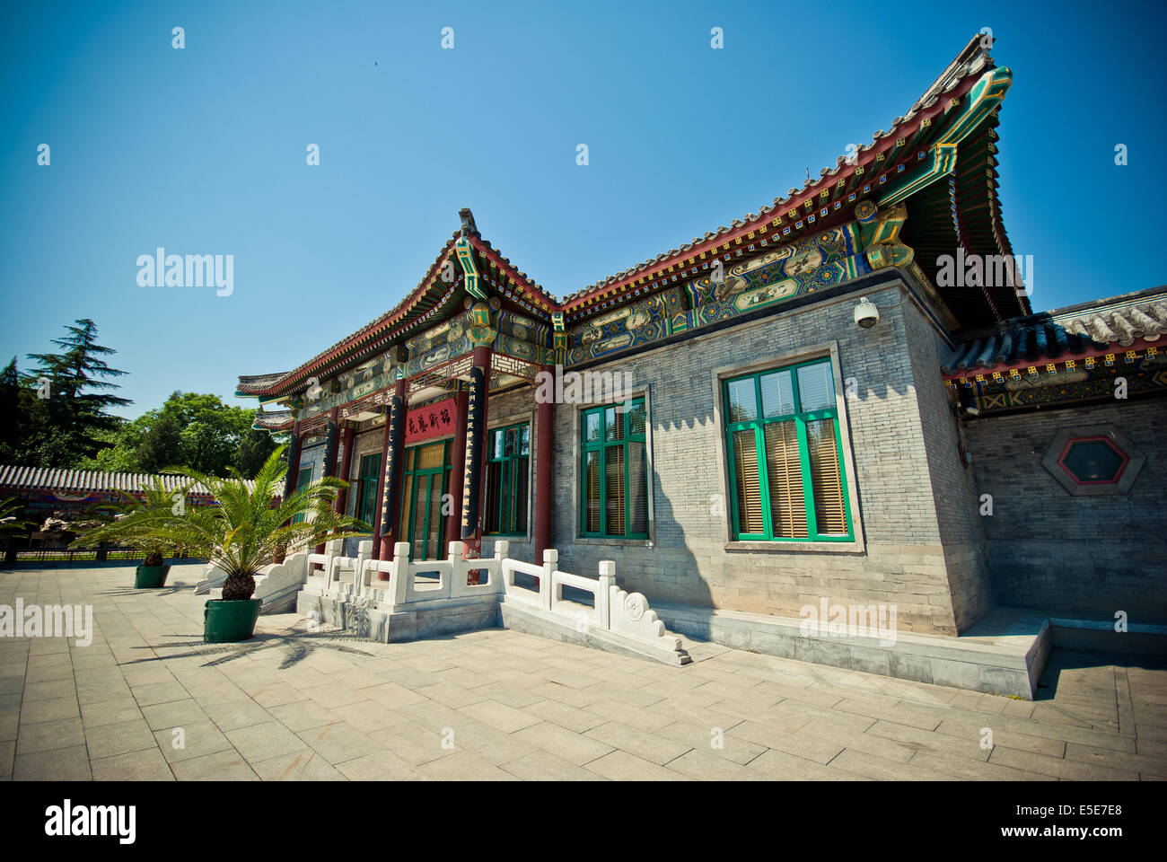 Tempel in Peking. Stockfoto
