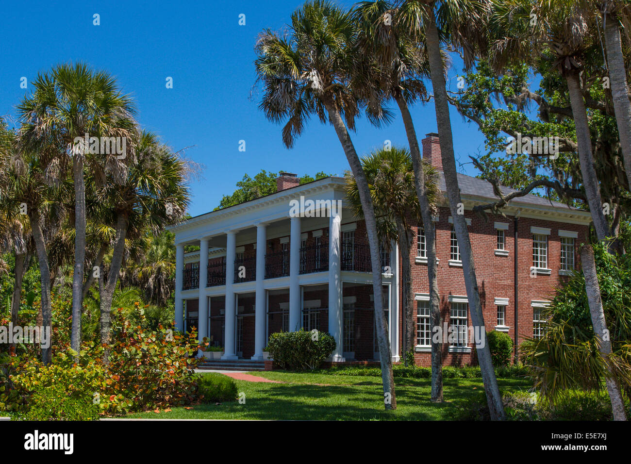 1931 das Burrows-Matson-Haus an der Bucht bewahren bei Osprey an der Golfküste von Florida Stockfoto