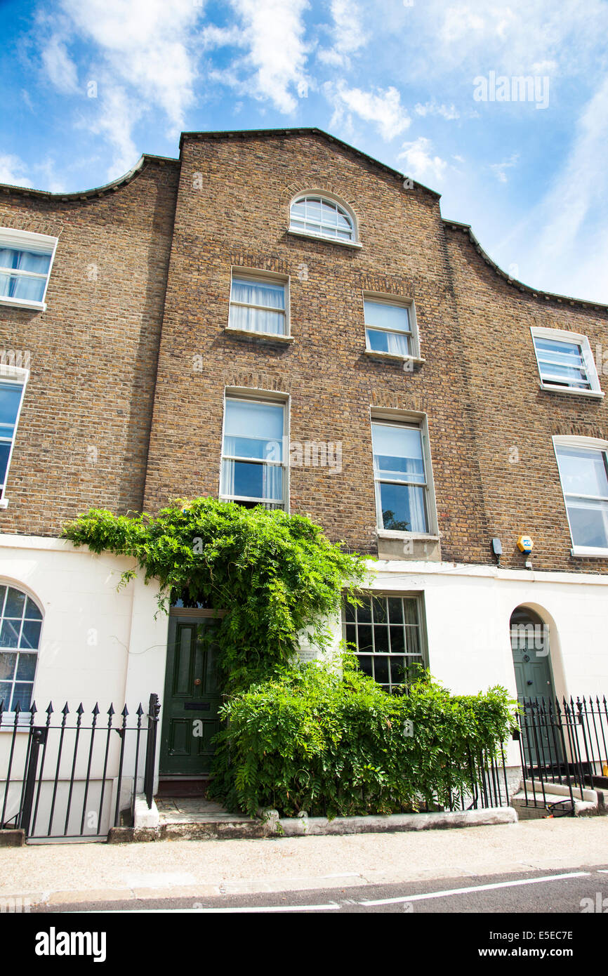 Nord-London Haus von Paul Verlaine und Arthur Rimbaud Stockfoto