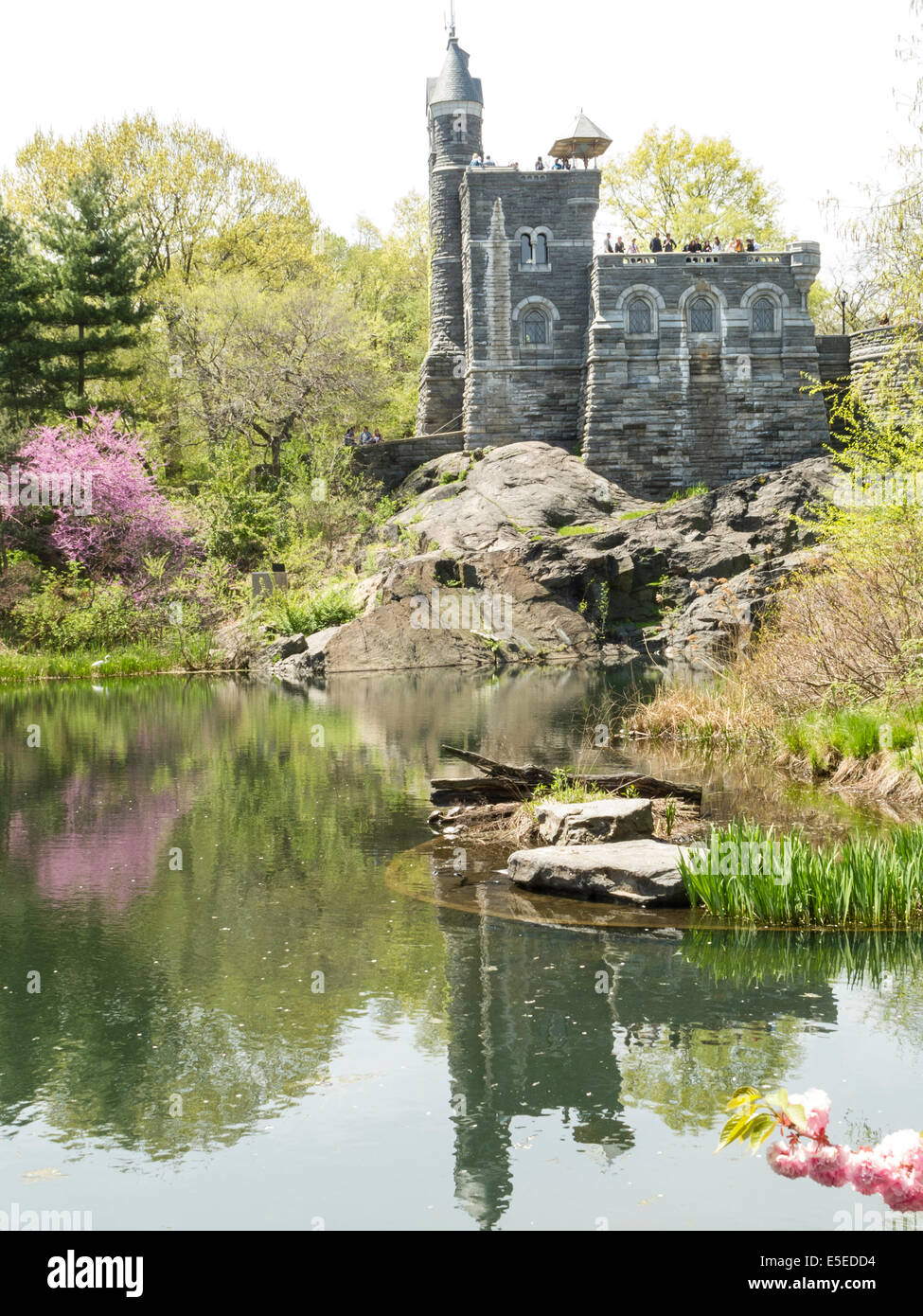 Schloss Belvedere, Central Park, New York Stockfoto