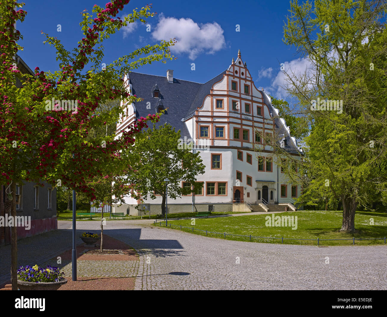 Renaissance-Palast Ponitzer, Thüringen, Deutschland Stockfoto