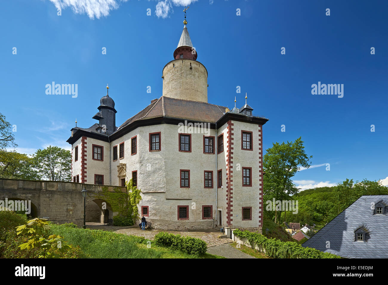 Burg Posterstein Thüringen, Deutschland Stockfoto
