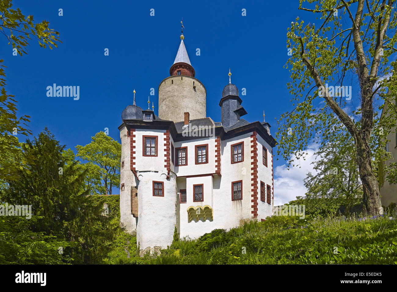 Burg Posterstein Thüringen, Deutschland Stockfoto