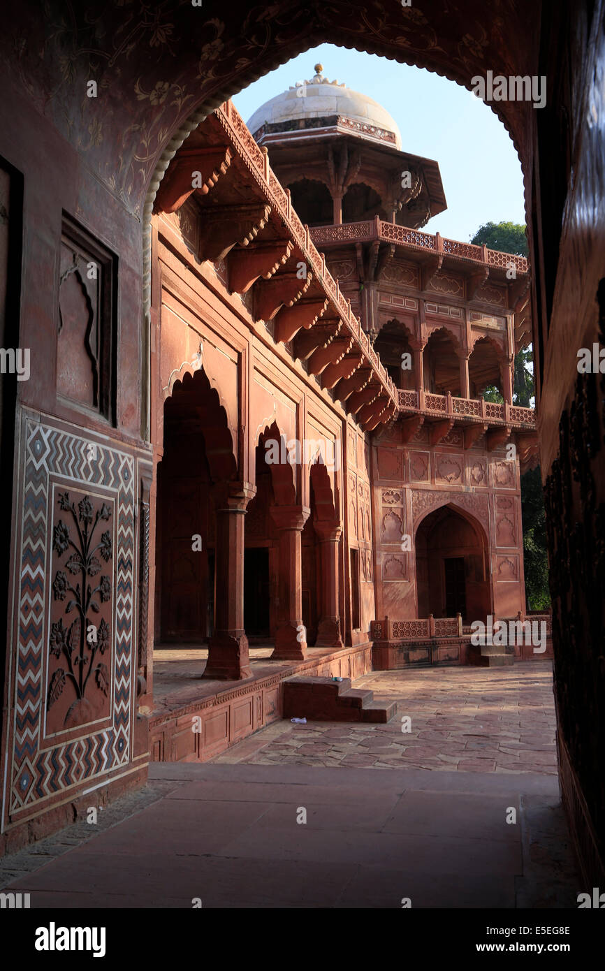 Die Jawab (Spiegel-Moschee) am Taj Mahal Stockfoto