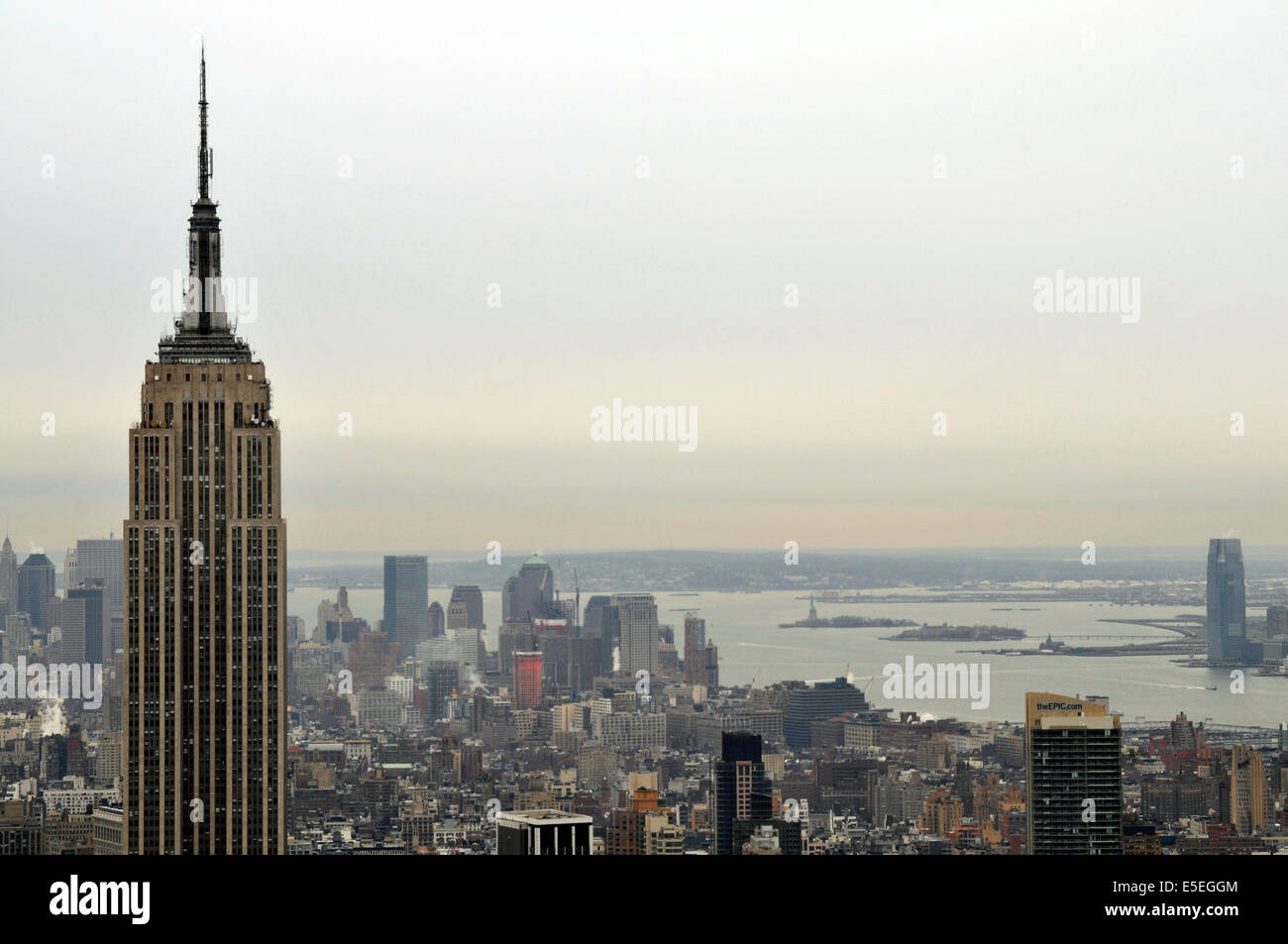 Blick vom Rockefeller Center, New York, USA, Nordamerika Stockfoto