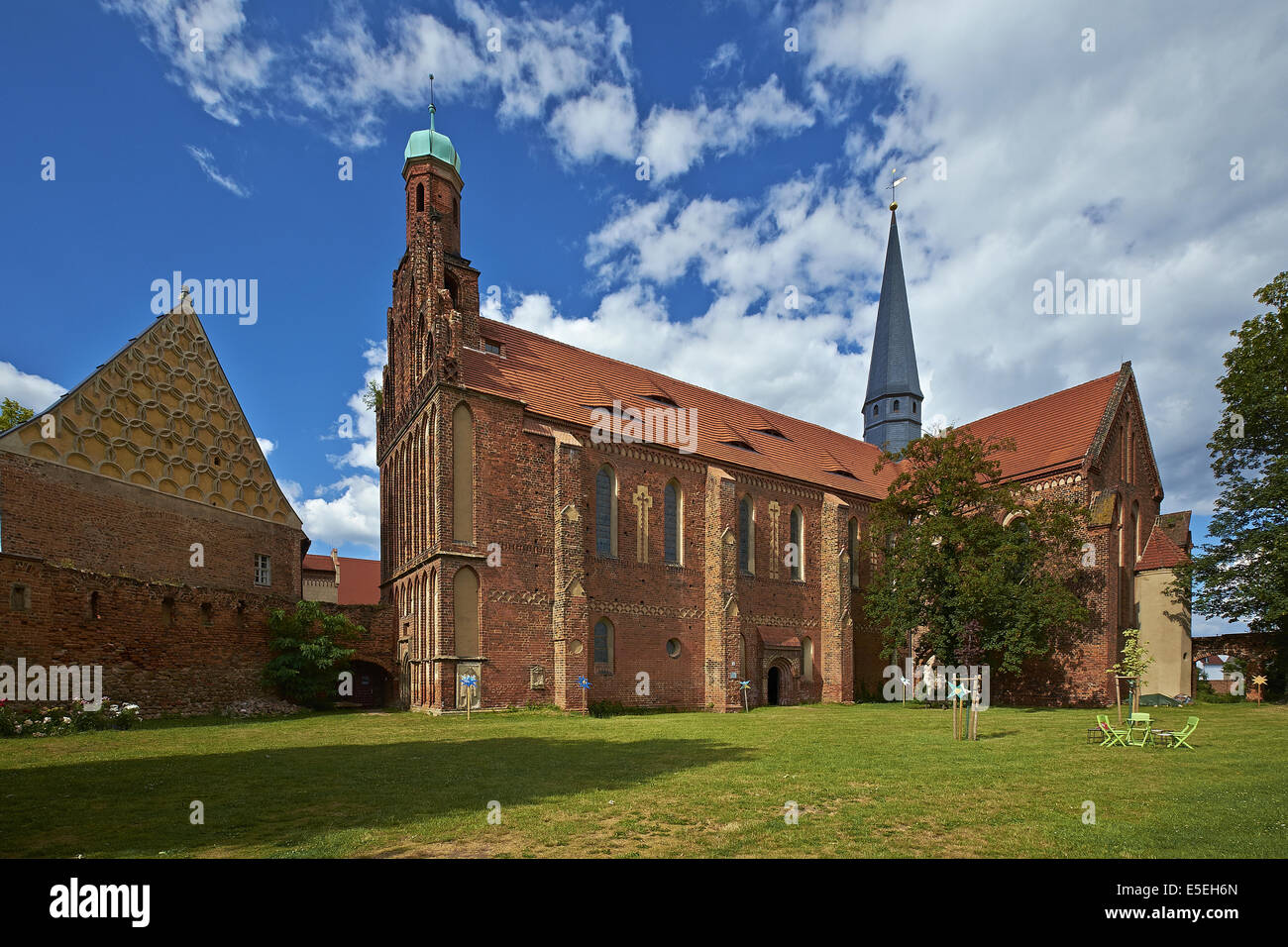 Abteikirche Marienstern in Mühlberg, Deutschland Stockfoto
