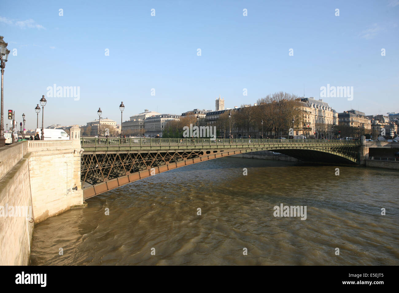 Frankreich, paris, 1e, pont d'arcole, Detail, Sein, prunkvolle Elemente, Struktur metallique, Stockfoto