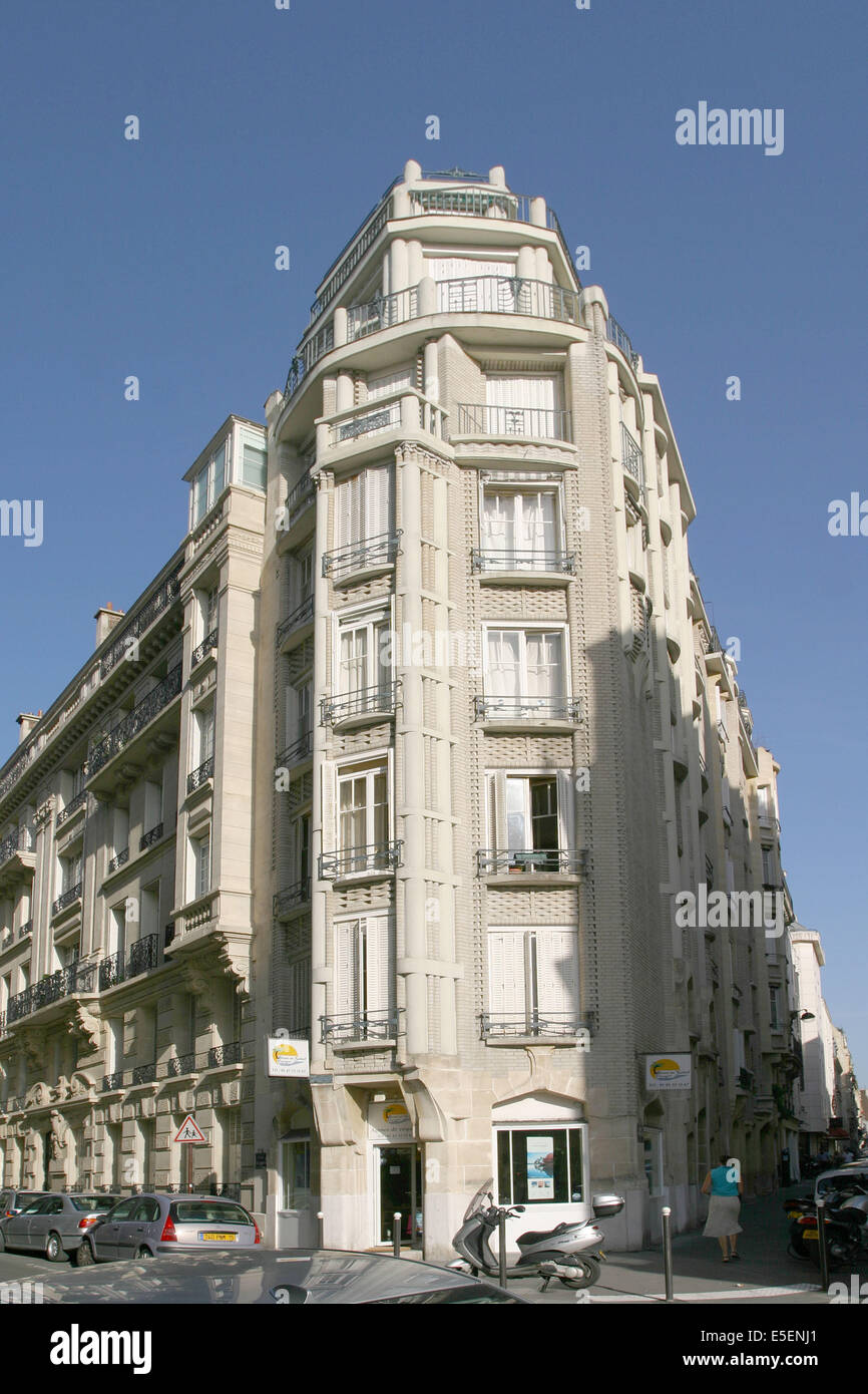 Immeuble 38 rue greuze architecte hector guimard Fotos und