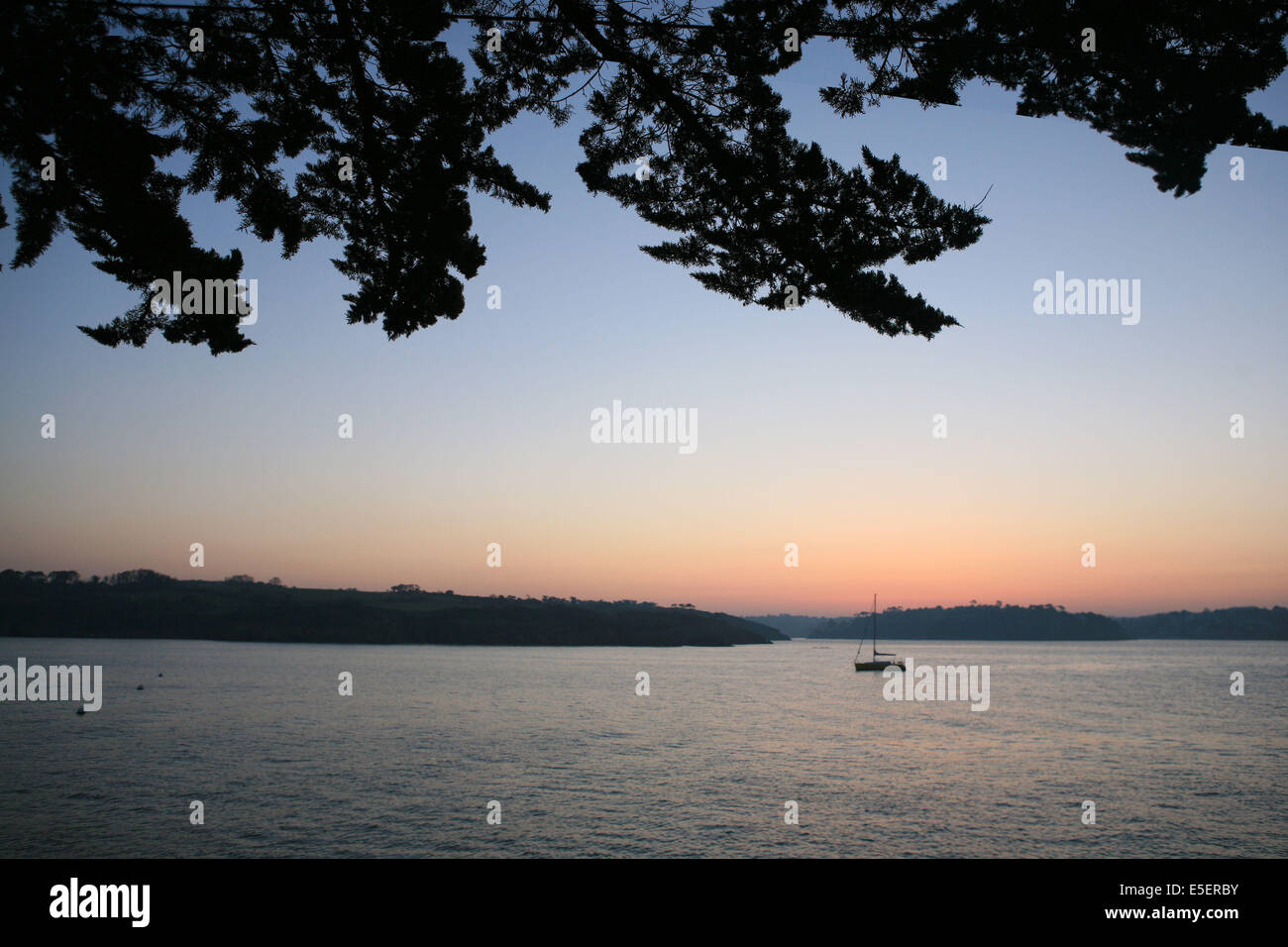 River belon finistere brittany bretagne france Fotos und Bildmaterial