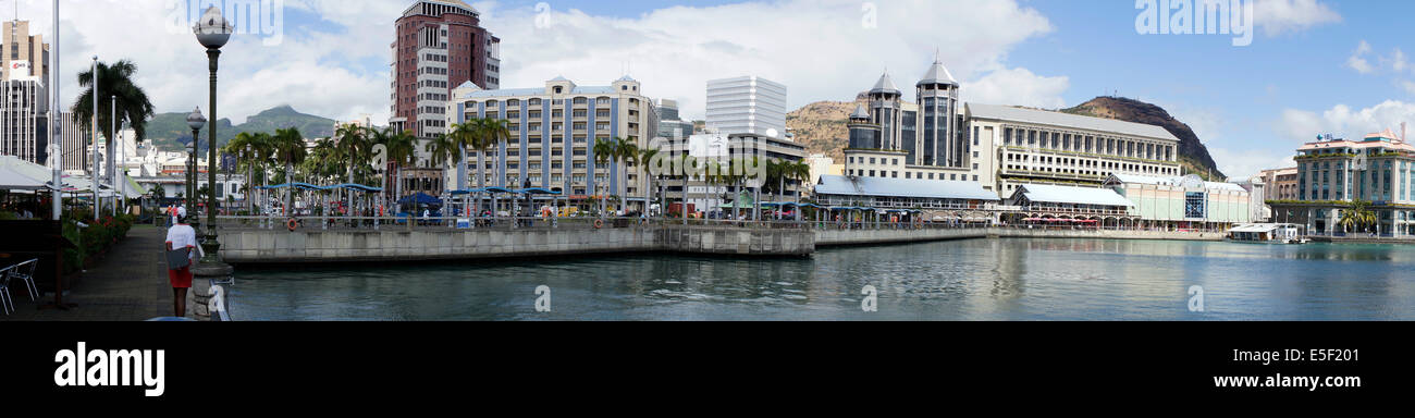 Port Louis, der Hauptstadt von Mauritius Stockfoto