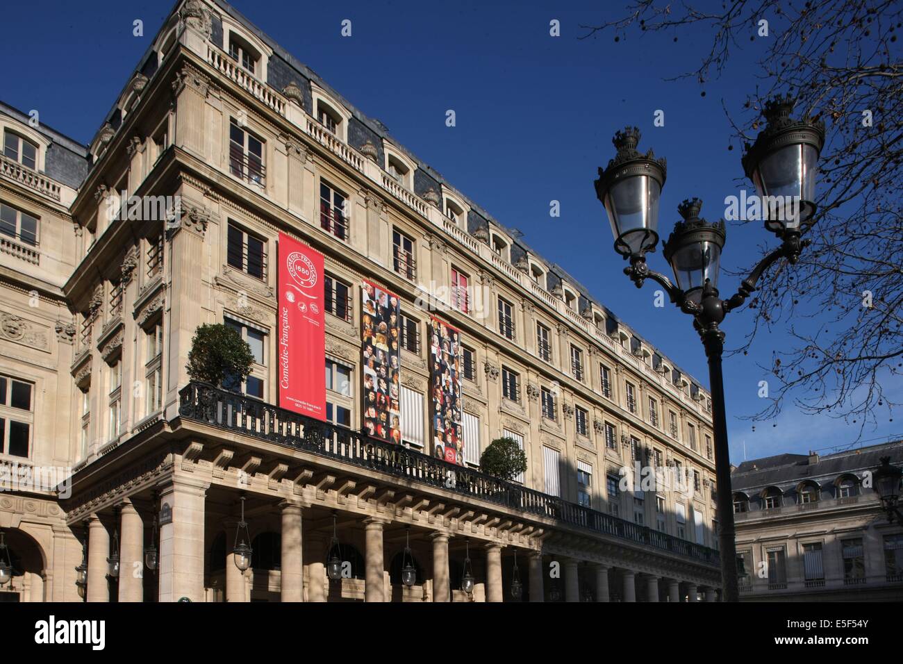 Frankreich, ile de france, paris 1er-Viertel, Place colette, comedie francaise, Theater francais, Kolonnade, Kultur, Spektakel, Datum: 2011-2012 Stockfoto