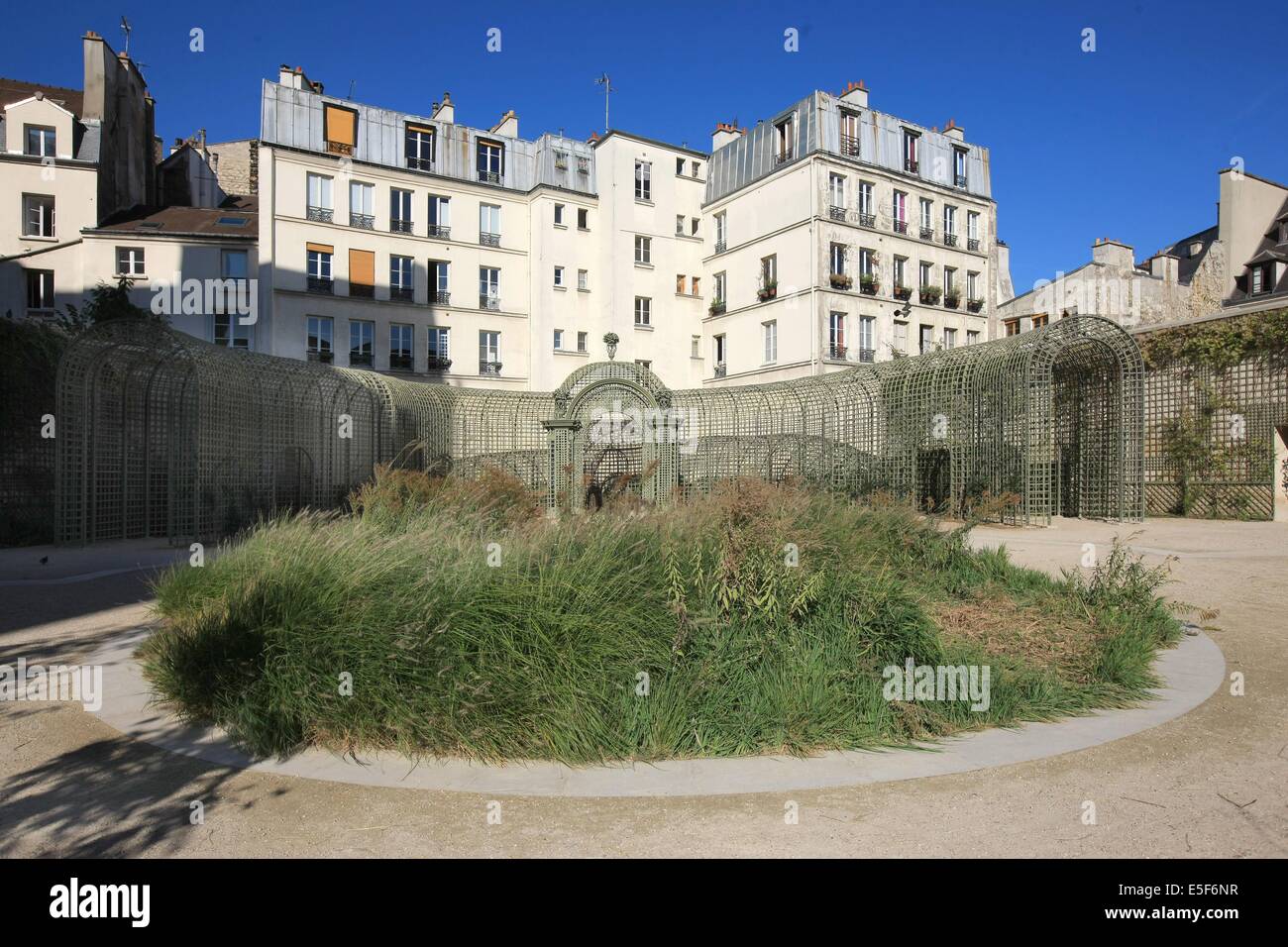 Frankreich, ile de france, paris, le marais, 3e-Viertel, jardin anne Frank, derriere l'Hotel de Saint aignan dit aussi Hotel d'avaux, musee du judaisme, Datum: 2011-2012 Stockfoto