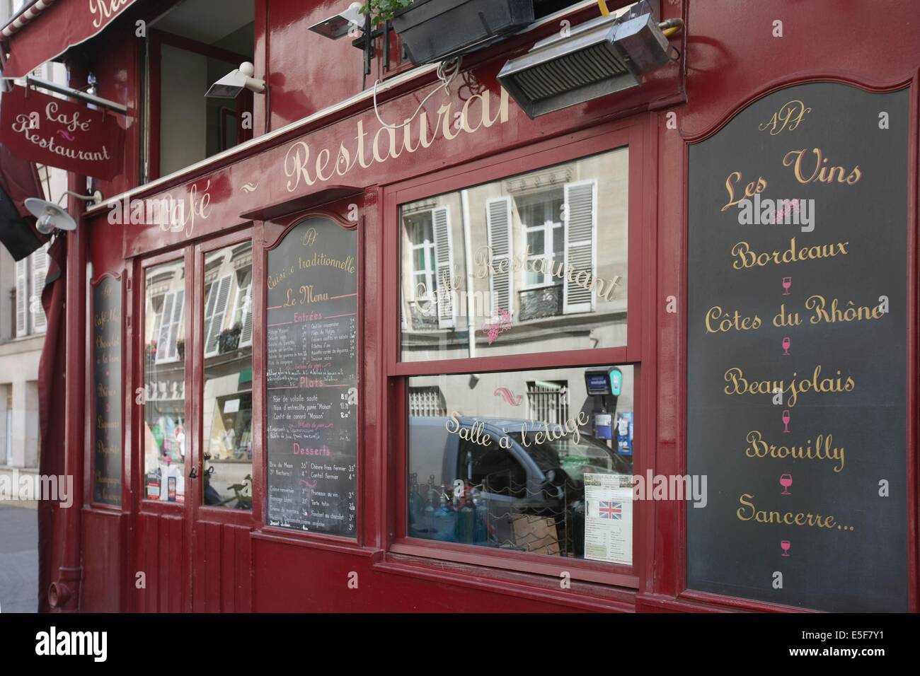 Frankreich, ile de france, paris, 7-e-Viertel, 45 rue de babylone, Restaurant au pied du fouet. Datum: 2011-2012 Stockfoto