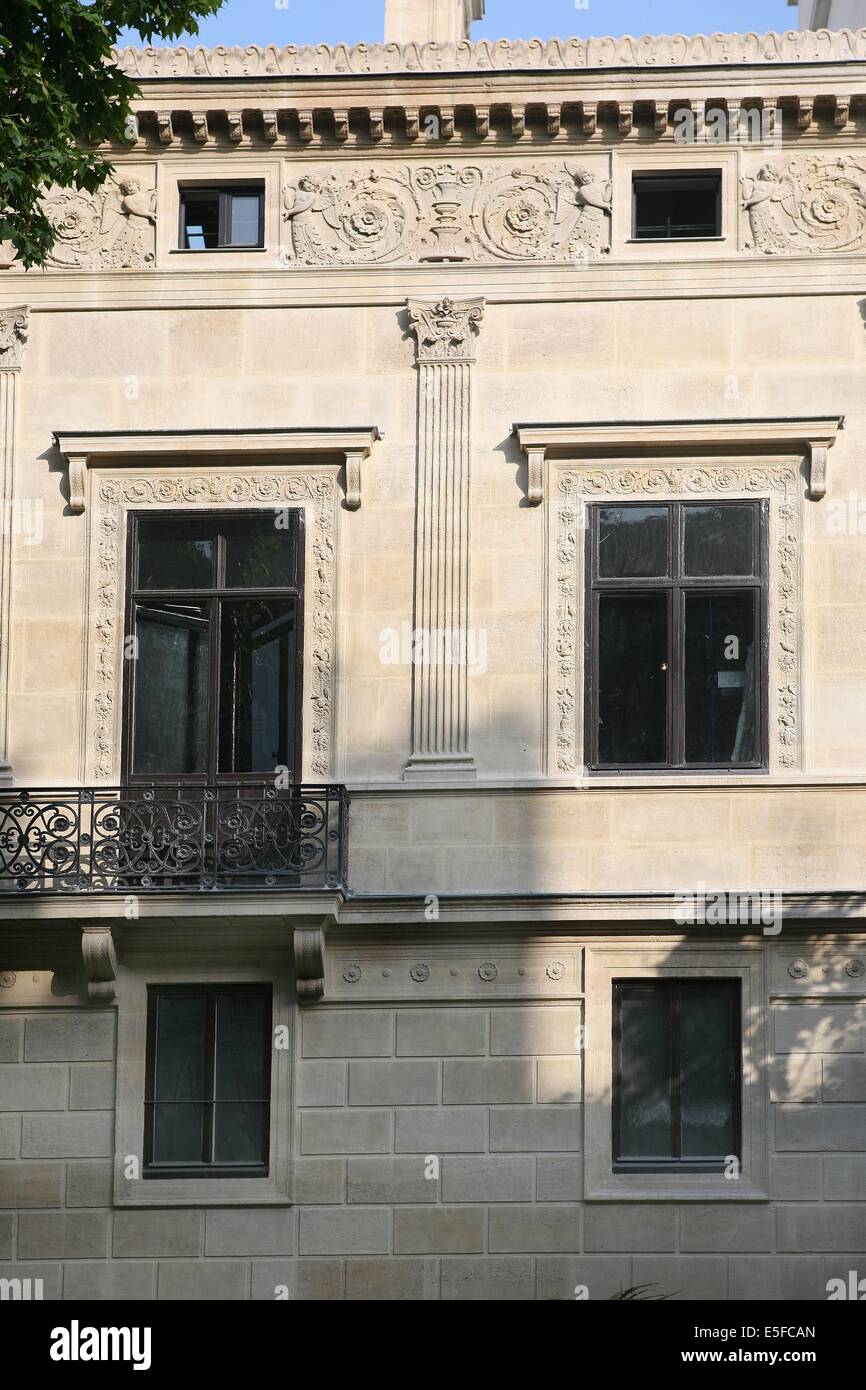 Frankreich, ile de france, paris 8e, 7 rue tronchet, Hotel de pourtales Datum: Ete 2012 Stockfoto