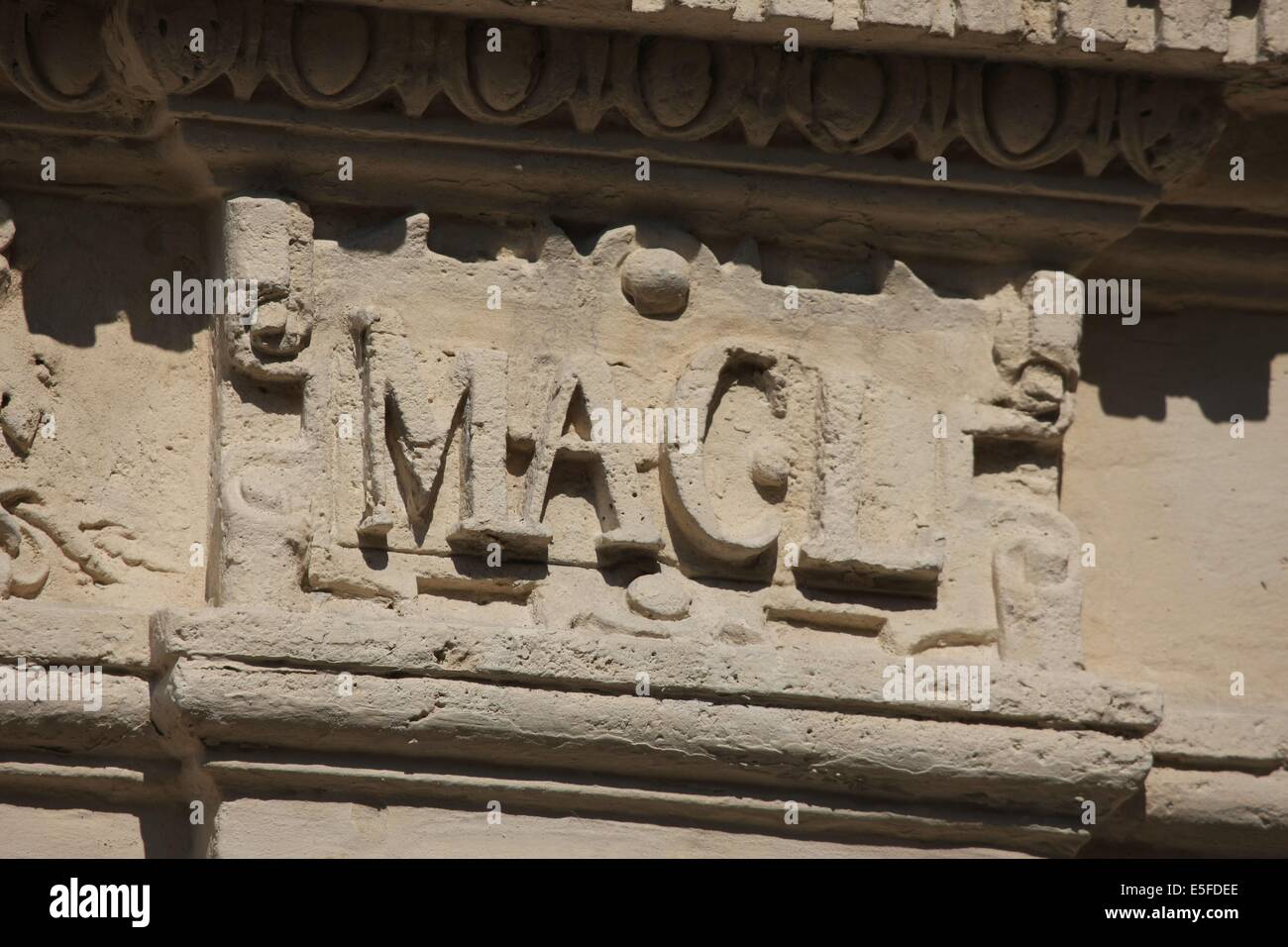 Immeuble 9 rue Henry Monnier, Paris Stockfoto