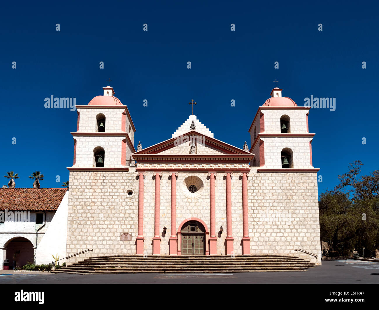 Die historischen Spanisch-Mission Santa Barbara in Kalifornien, USA Stockfoto