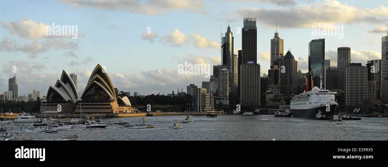 QE2 in Sydney Stockfoto