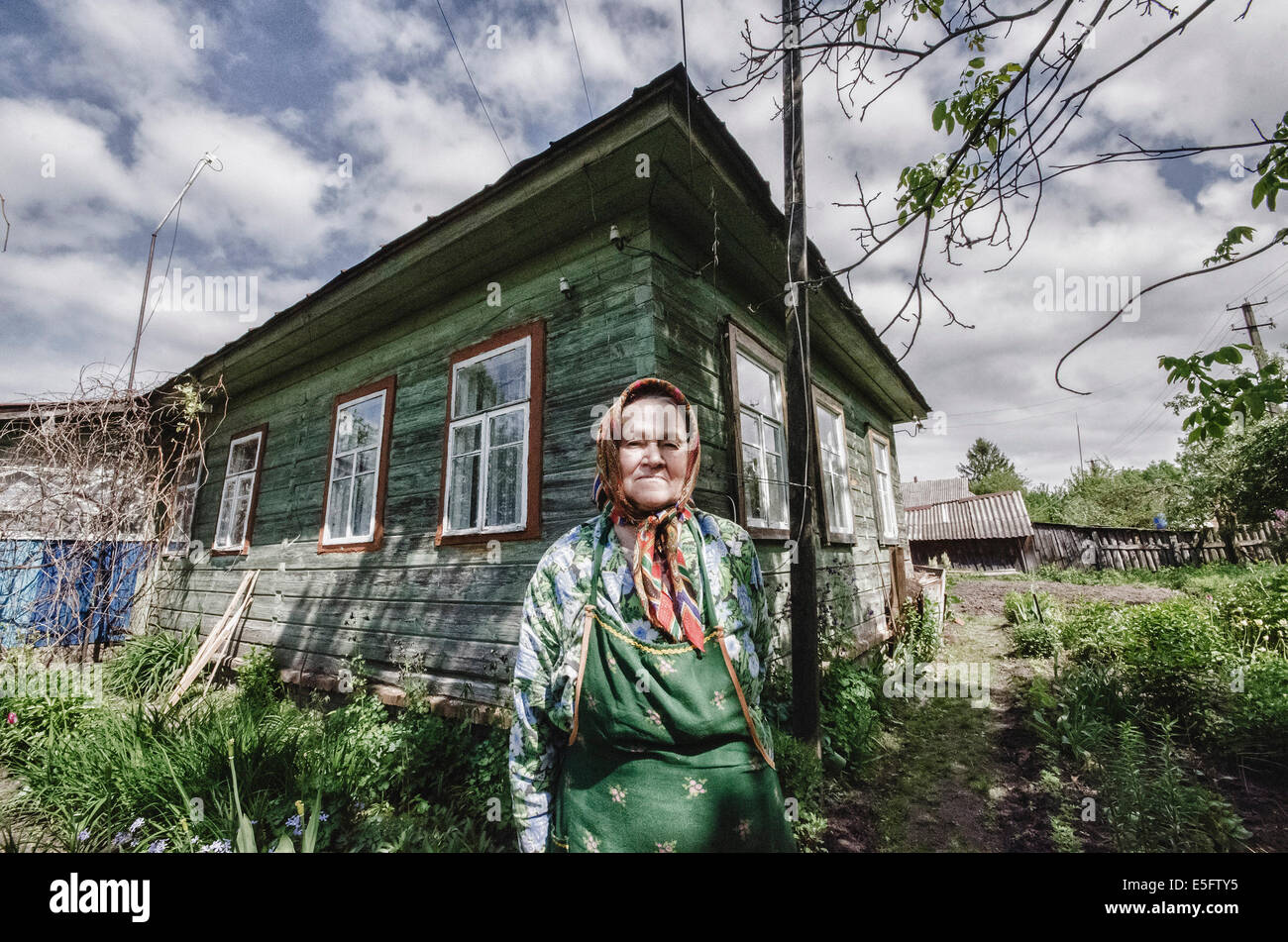 Geisterstadt Pripjat in der Sperrzone von Tschernobyl, Ukraine Stockfoto