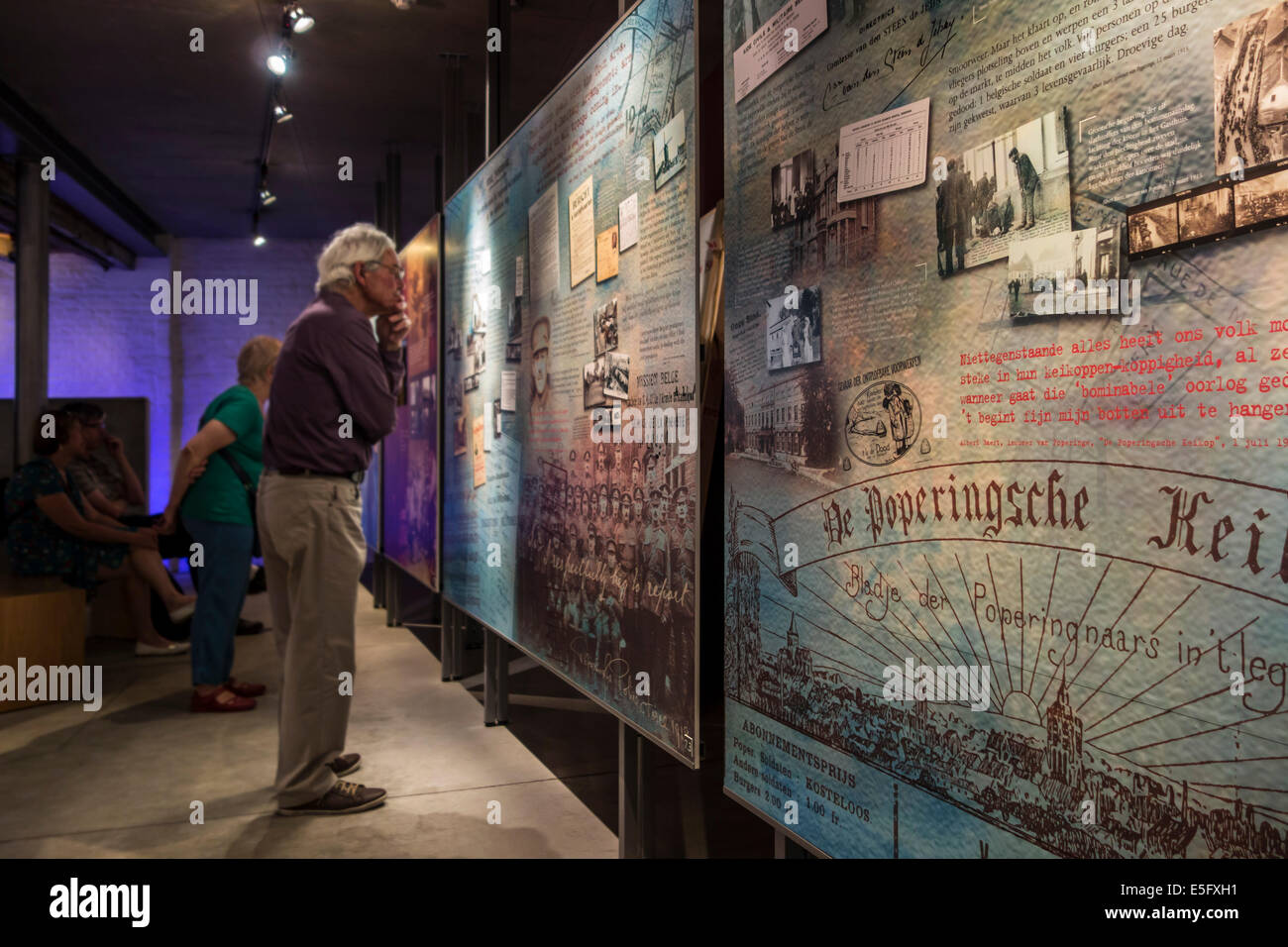 Weltkrieg ein Museum über das Leben der britischen Armee im Talbot House in Poperinge, West-Flandern, Belgien Stockfoto