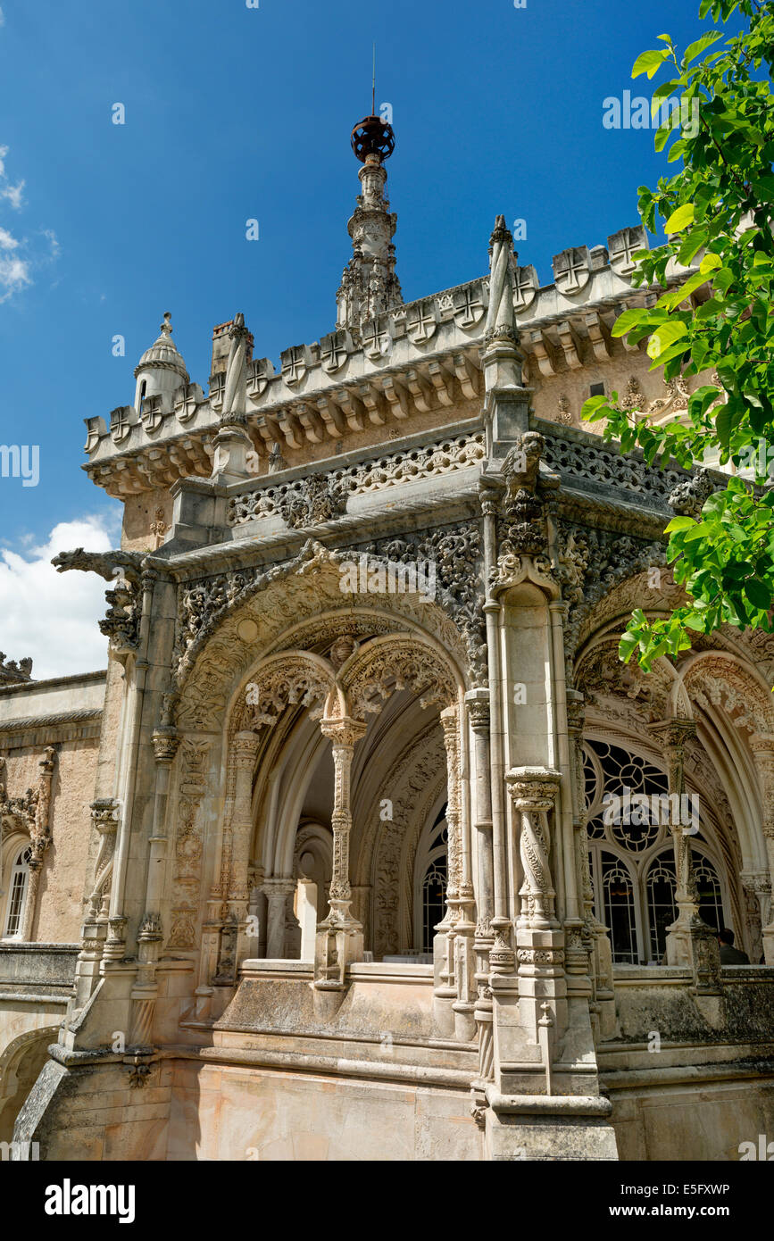 Portugal, das Beira Litoral, Zentral-Portugal, Busaco, Hotel Palácio do Buçaco Stockfoto