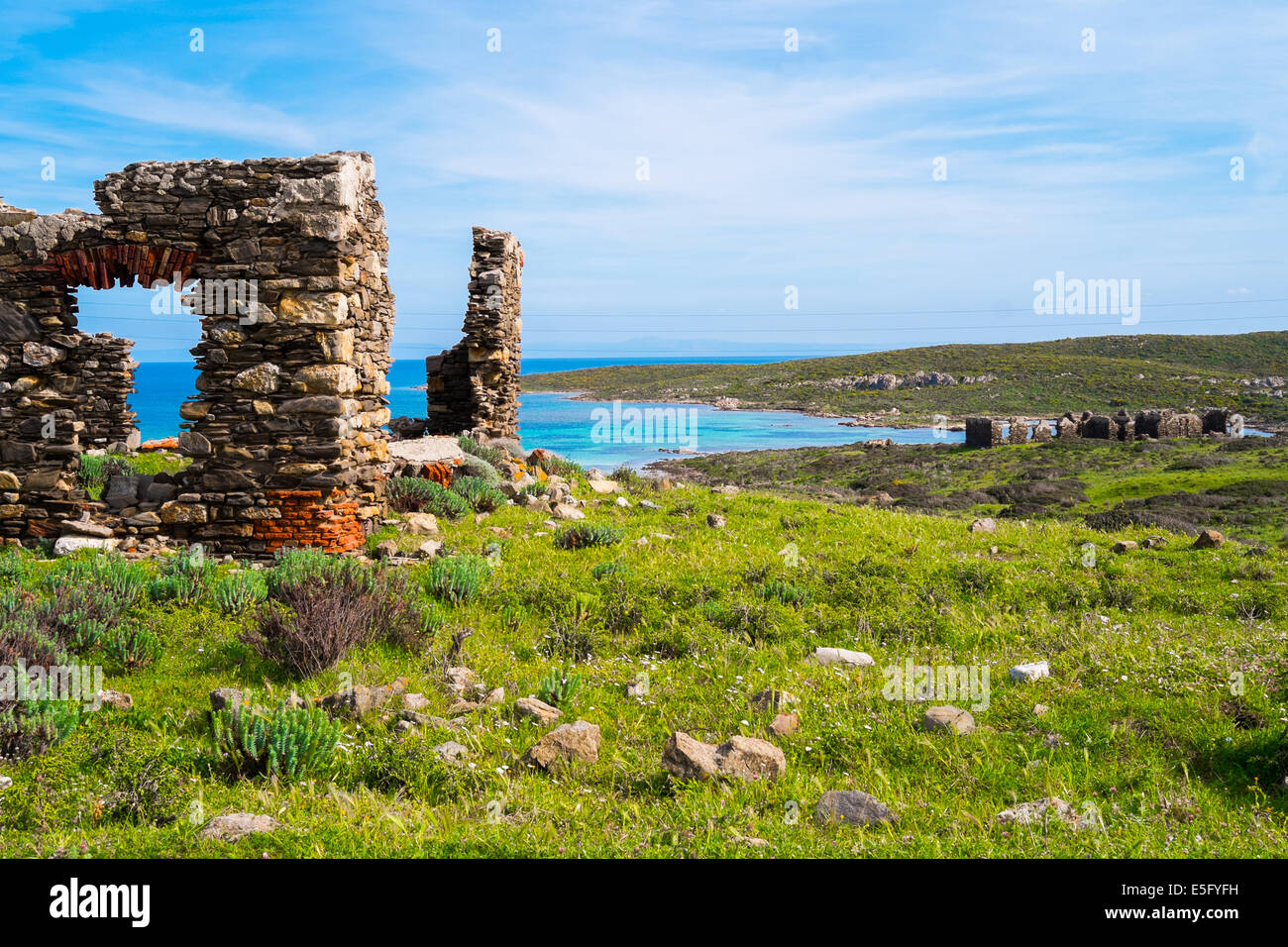 Landschaft auf der Insel Asinara in Sardinien, Italien Stockfoto