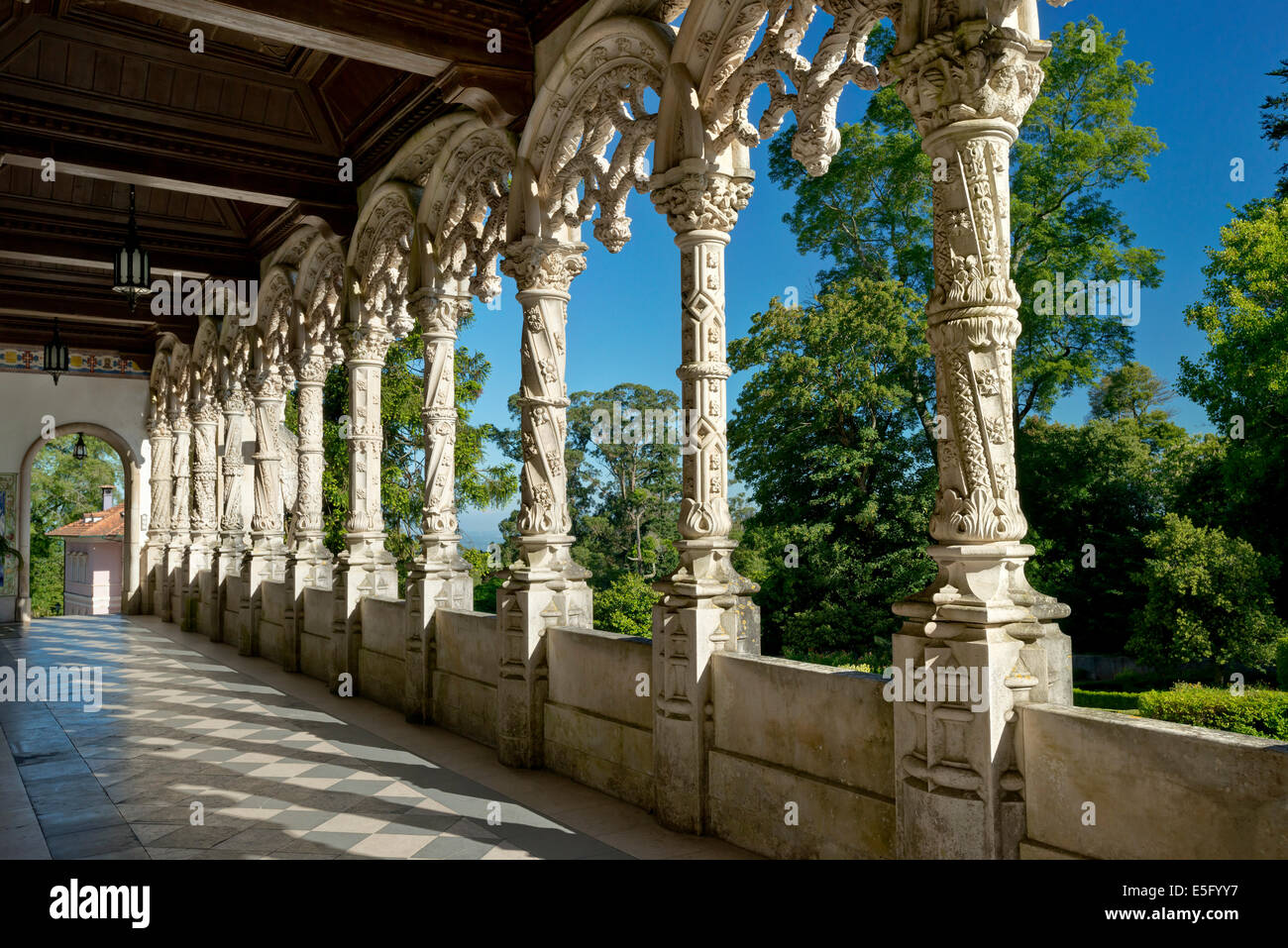 Portugal, das Beira Litoral, Zentral-Portugal, Busaco, Hotel Palácio do Buçaco Stockfoto