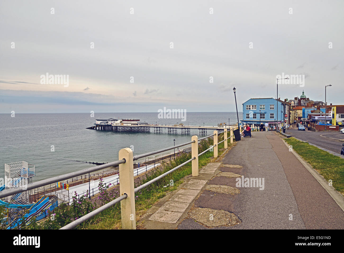 Cromer Strandpromenade Norfolk Vereinigtes Königreich Stockfoto