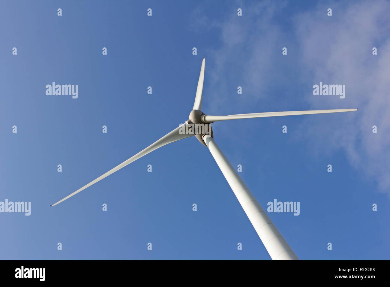 Eemshaven, Niederlande: 29. Juli 2014 - Detail der Windmühle in Groningen Stockfoto