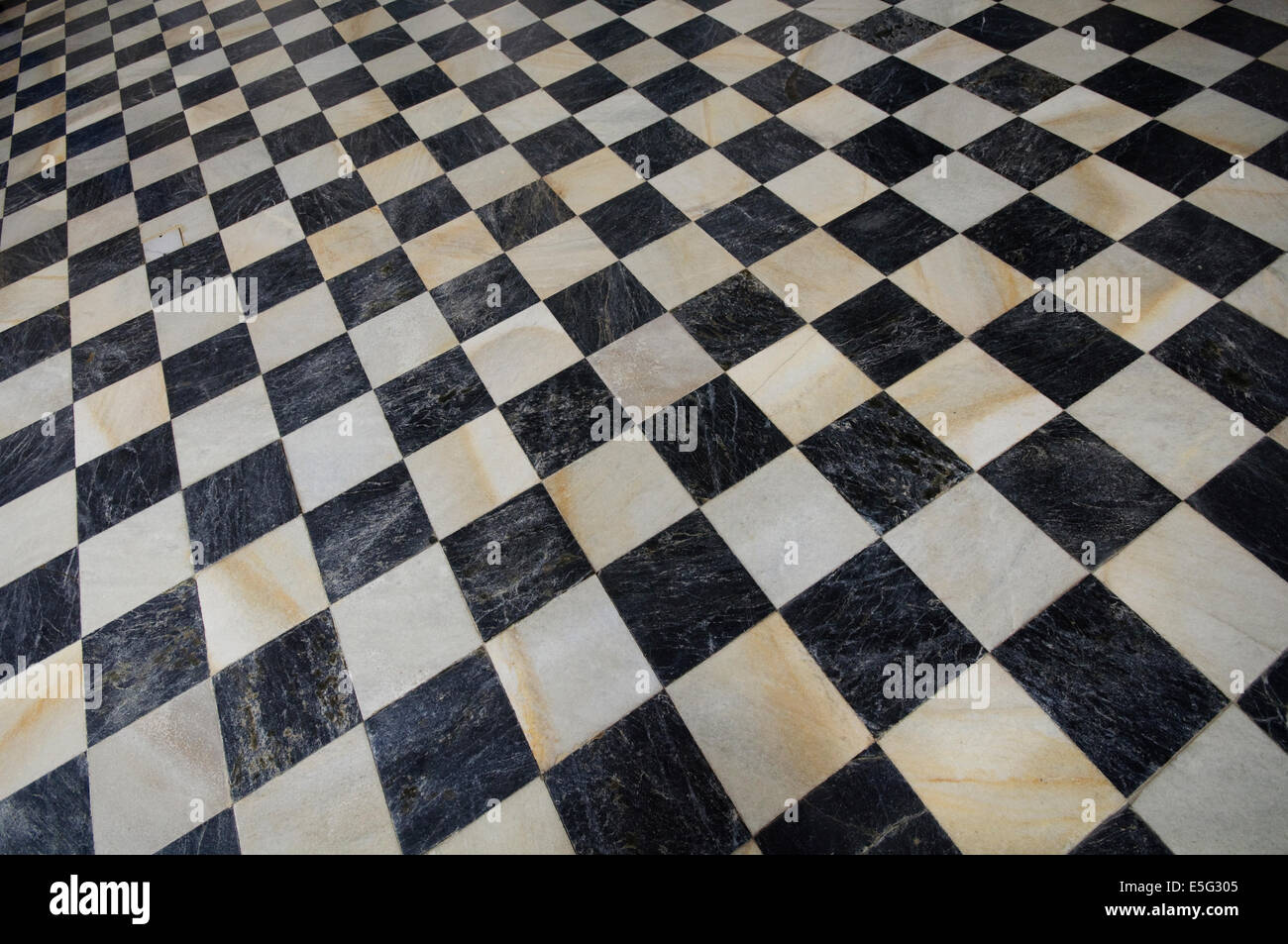 Deutschland, Brandenburg, Potsdam, Schloss Sanssouci, Sans Souci, Fliesenboden Stockfoto