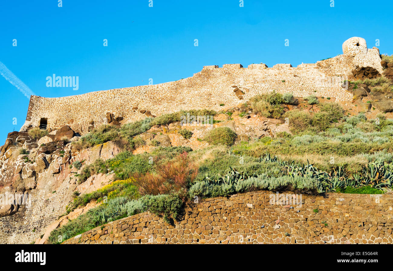 Festung von Castelsardo, Sardinien, Italien Stockfoto