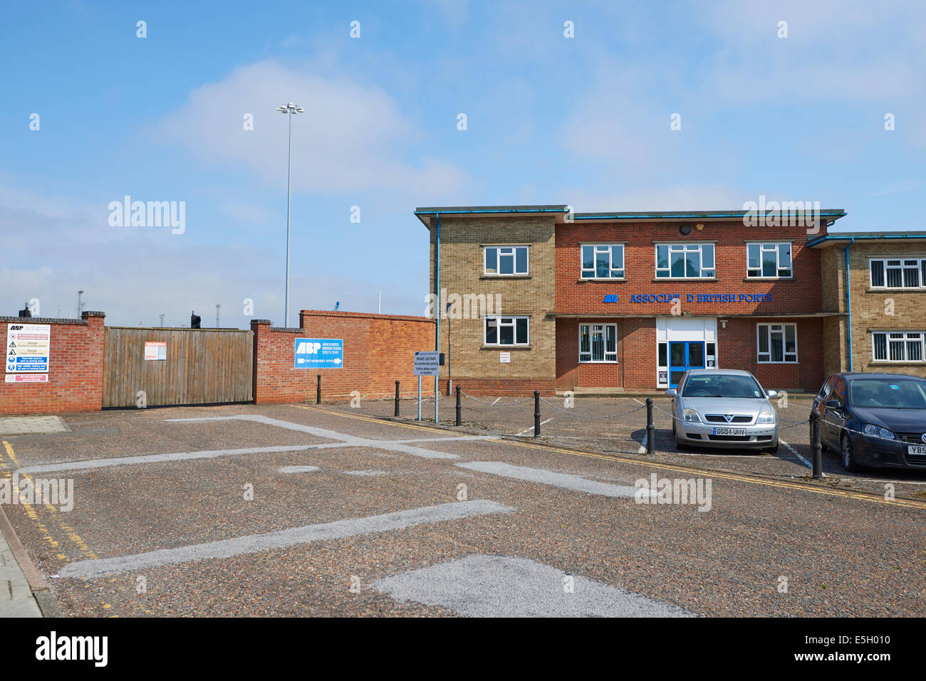 Eingang zu den Port St Ann Fort King's Lynn Norfolk UK Stockfoto