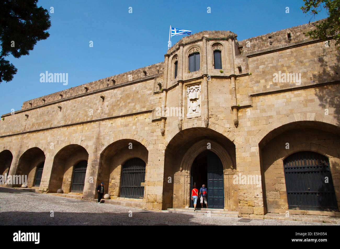 Ehemaligen Krankenhauses wohnen, Archäologisches Museum, Altstadt, Rhodos, Insel Rhodos, Dodekanes, Griechenland, Europa Stockfoto