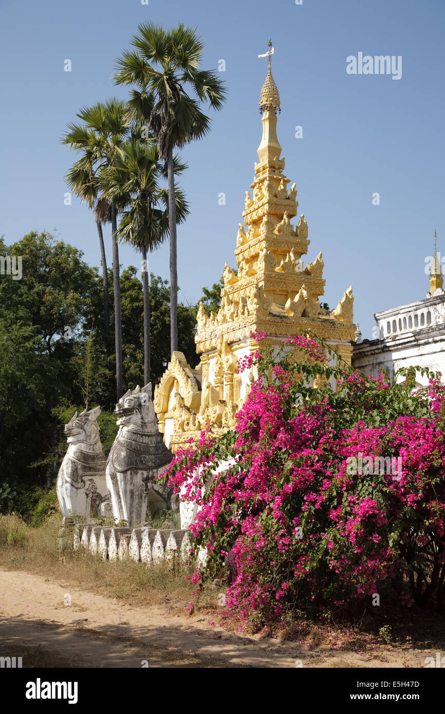 Pagode am Salay, Myanmar (Burma) Stockfoto
