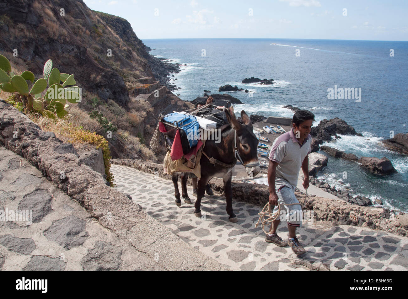 Stromboli, Ginostra, Äolischen Inseln, Messina, Sizilien, Italien