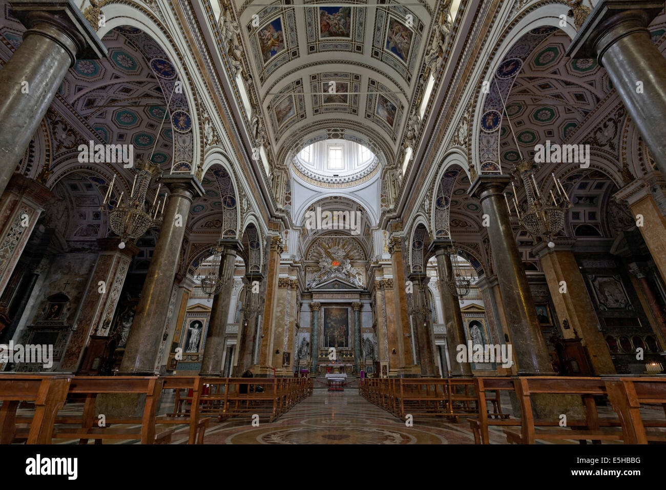 Barocke Kirche von San Domenico, Palermo, Provinz von Palermo, Sizilien, Italien Stockfoto