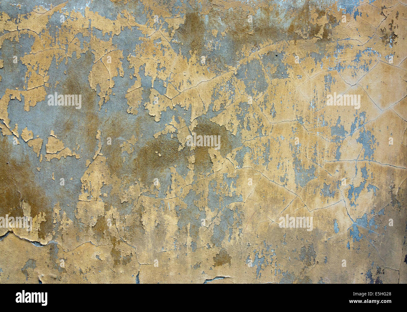 Grunge Texturen von der alten und beschädigten Stuck - Putz Stockfoto