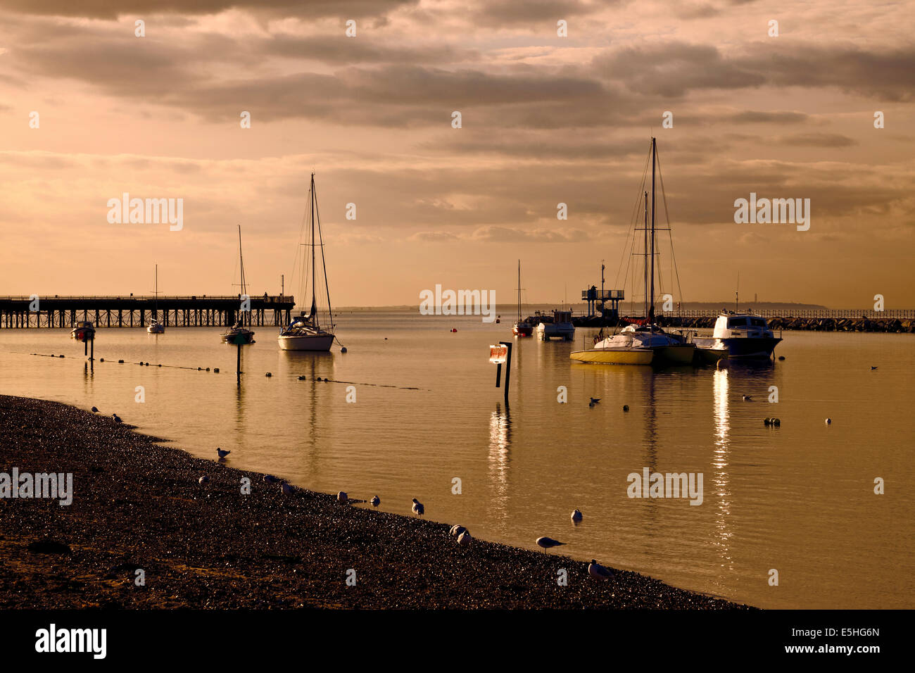 9545. Marina & Pier, Herne Bay, Kent Stockfoto