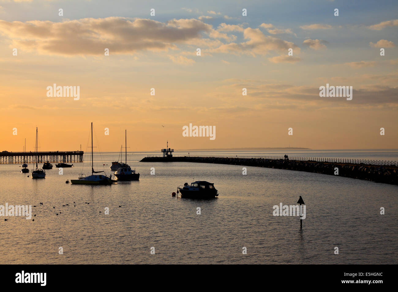 9548. Marina & Pier, Herne Bay, Kent Stockfoto