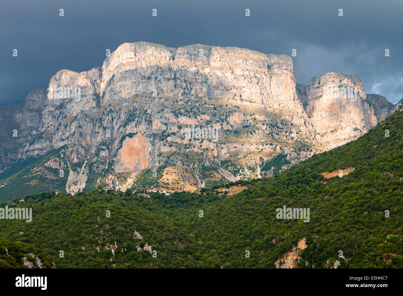 Astraka Peak bei Pindos Gebirge der Region Epirus in Griechenland Stockfoto