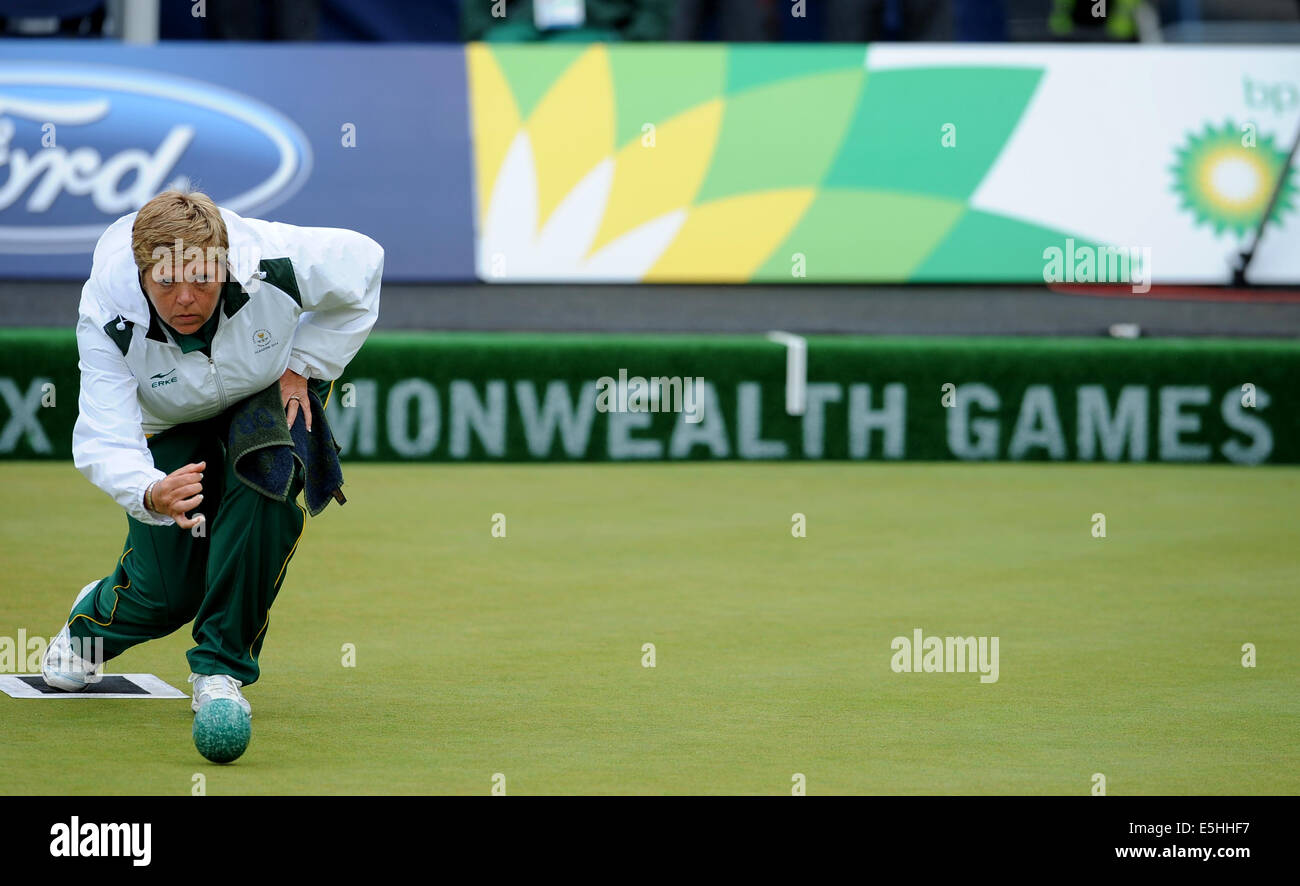 COLLEEN PIKETH Südafrika KELVIN grüne GLASGOW Schottland 1. August 2014 Stockfoto
