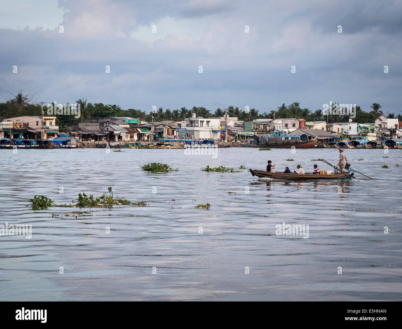 Mekong-Fluss, Cantho, Vietnam Stockfoto