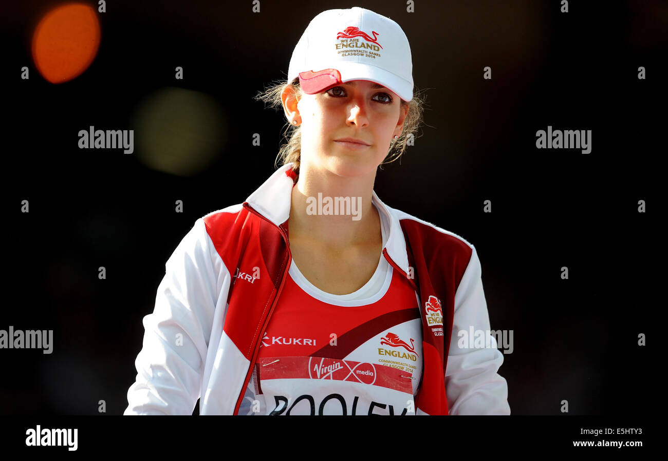 ISOBEL POOLEY ENGLAND HAMPDEN PARK GLASGOW Schottland 1. August 2014 Stockfoto