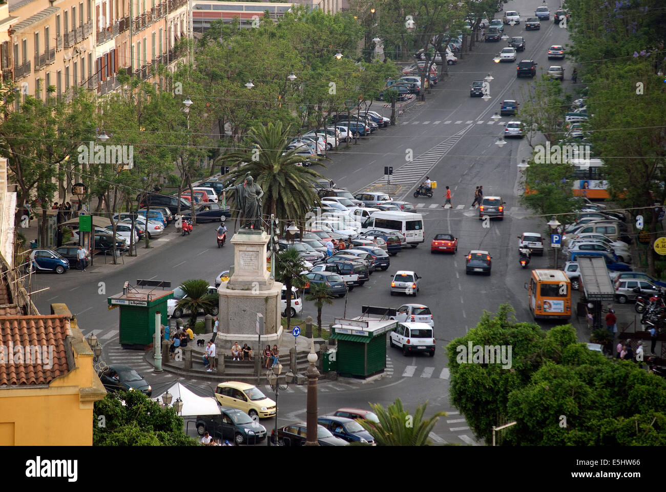 Cagliari ist die wichtigste und bevölkerungsreichste Stadt Sardiniens, der Regional- und Provoncial Kapital und politische Zentrum. Stockfoto